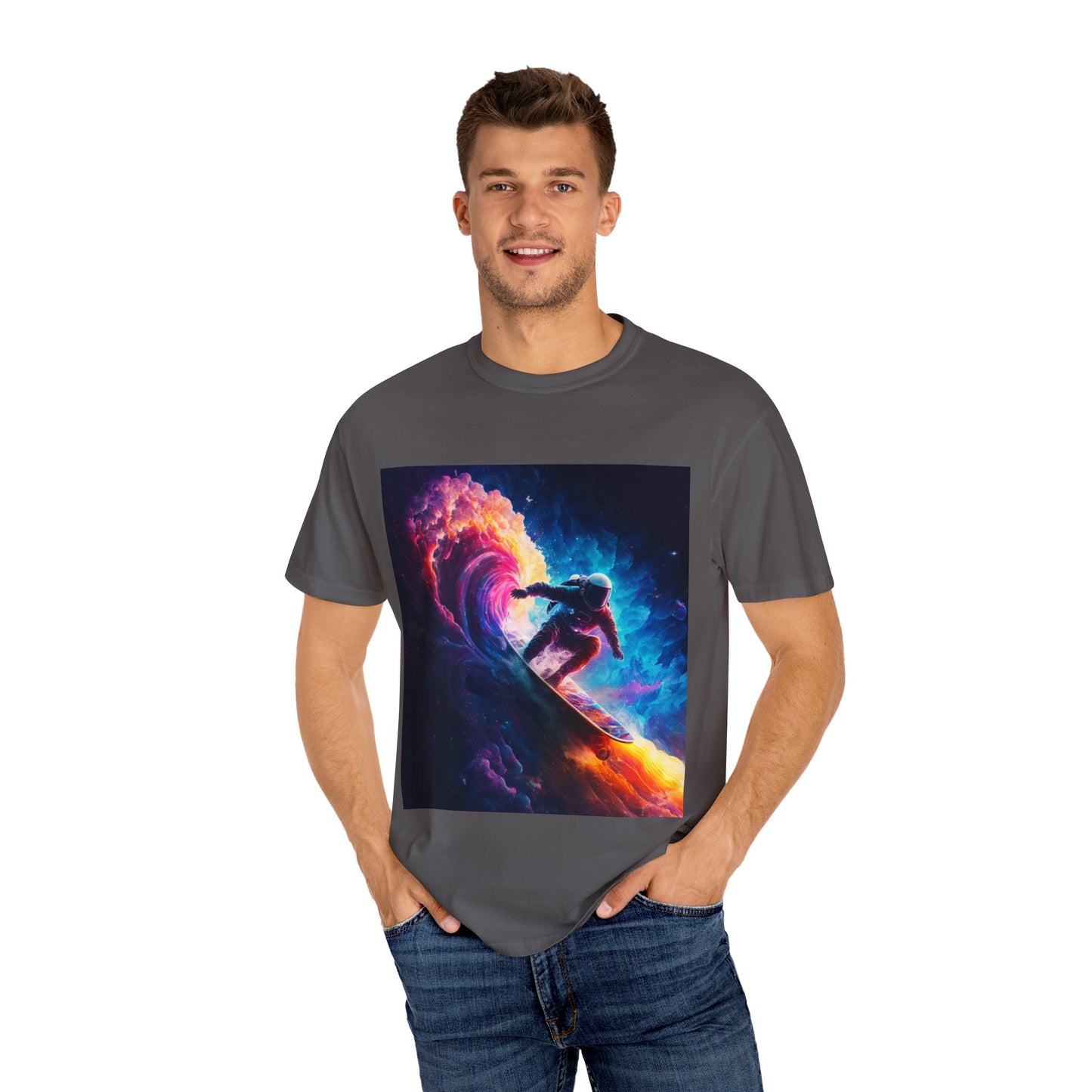 Moonlight Surfin' Unisex Garment-Dyed T-shirt