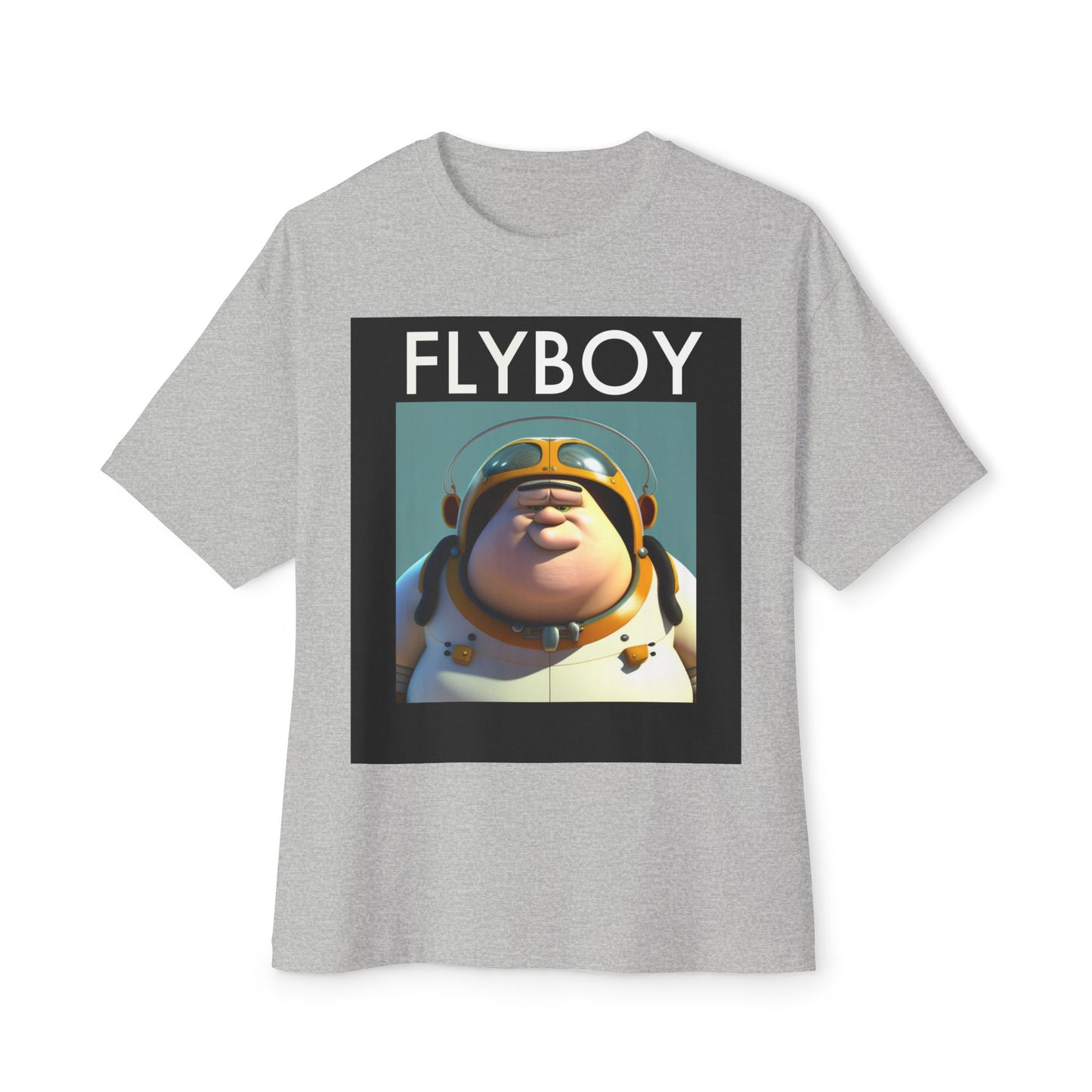 ""FLY BOY" Unisex Oversized Boxy Tee