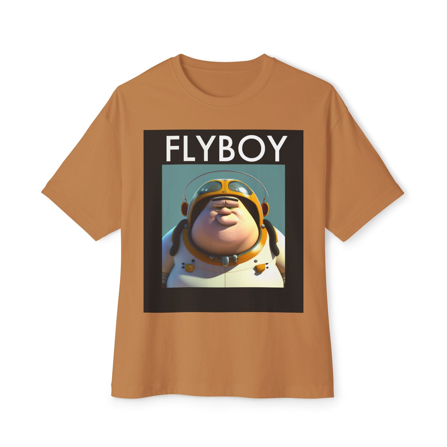 ""FLY BOY" Unisex Oversized Boxy Tee