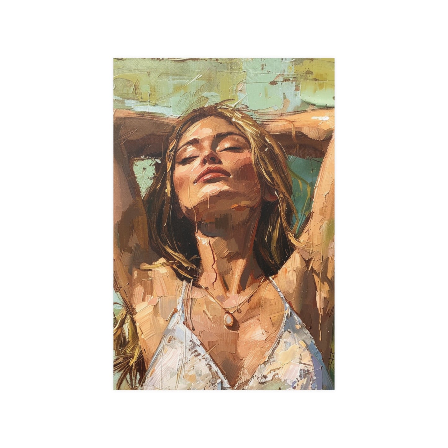 "Basking In the Sun" Satin Posters (210gsm)