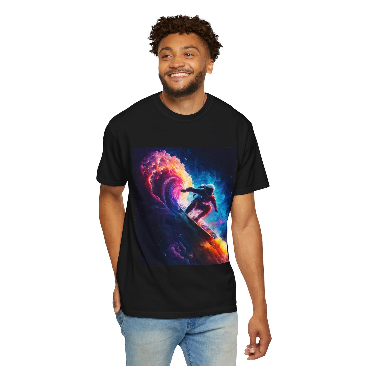 Moonlight Surfin' Unisex Garment-Dyed T-shirt