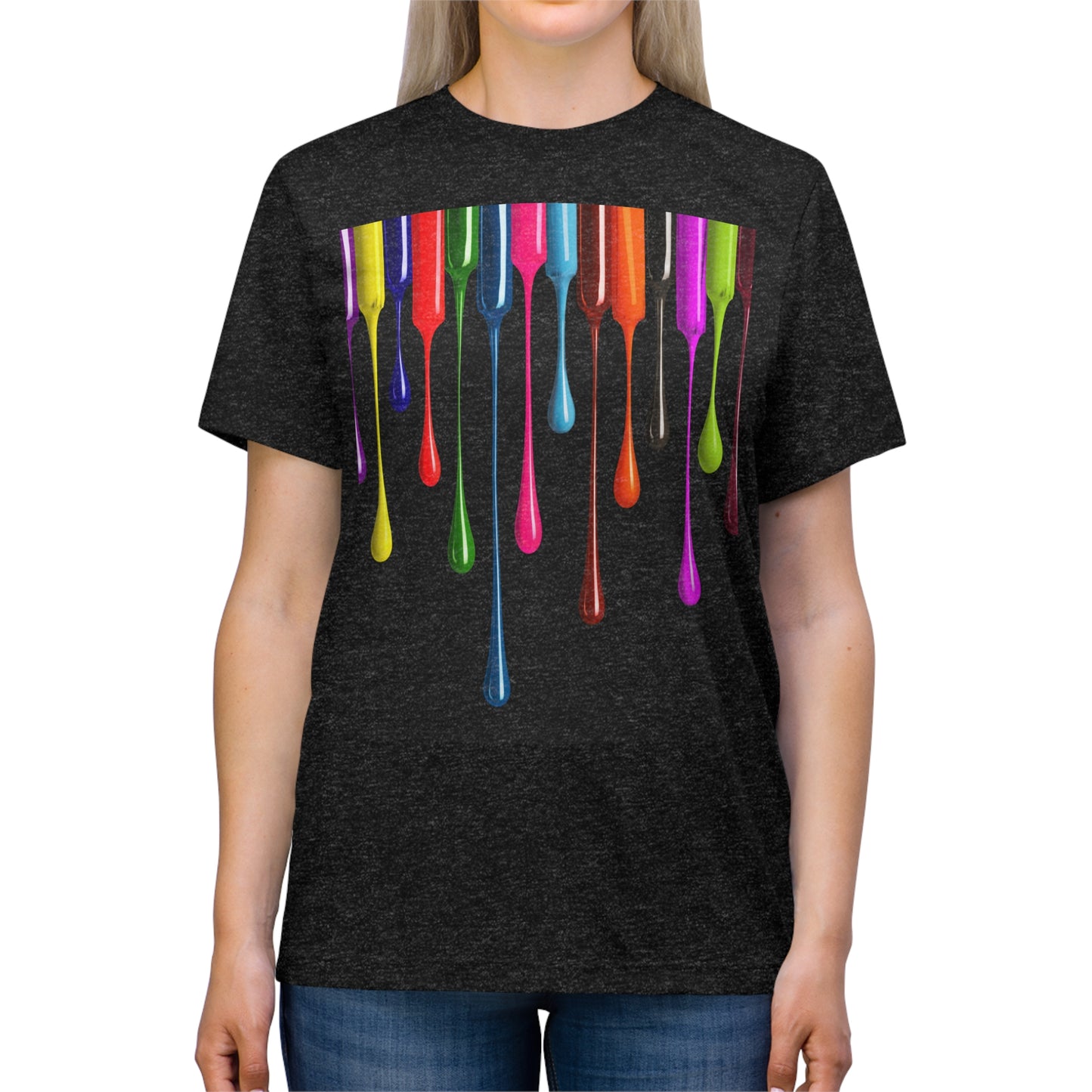 "MELTING LIPSTICK" Unisex Triblend Tee