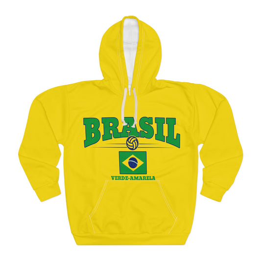 "Brazil"  Pullover Hoodie (AOP)