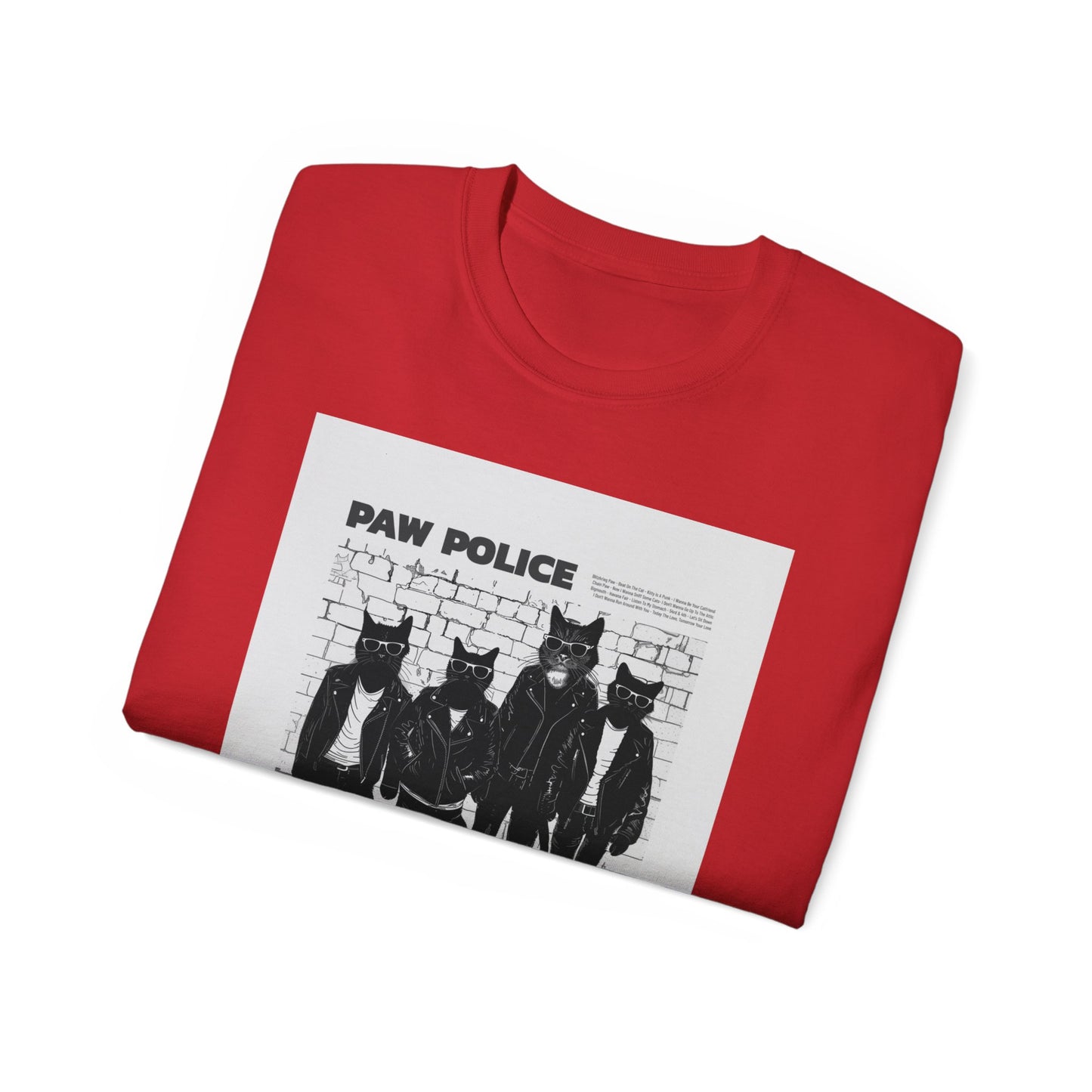 PAW POLICE Unisex Ultra Cotton Tee