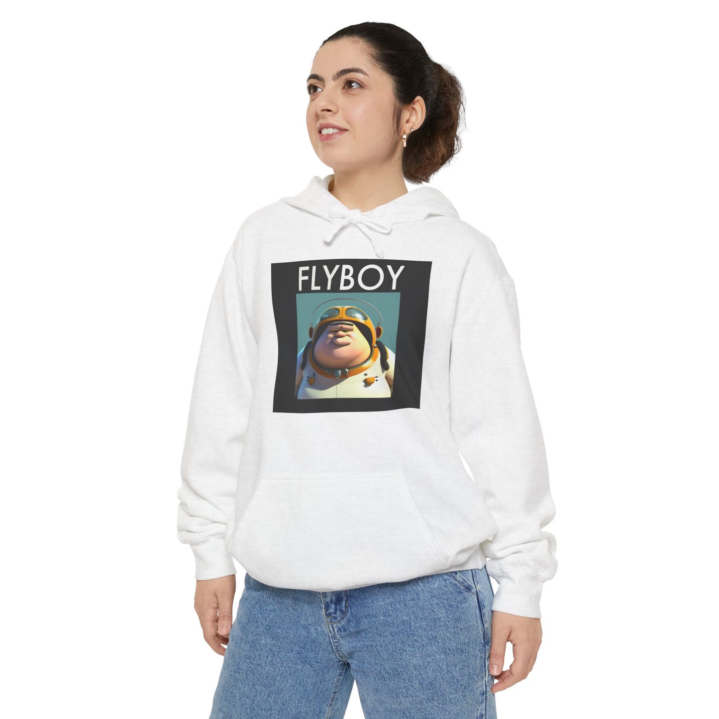 "FLYBOY"' Unisex Garment-Dyed Hoodie