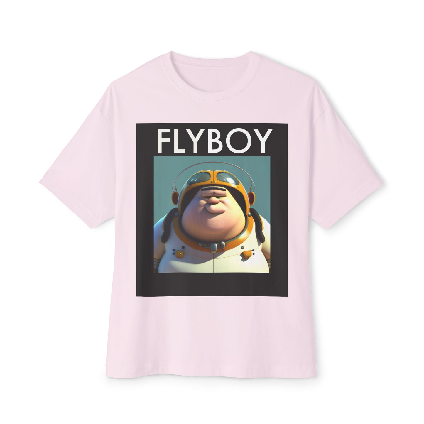 ""FLY BOY" Unisex Oversized Boxy Tee