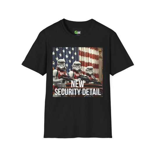 NEW SECURITY DETAIL Unisex Softstyle T-Shirt