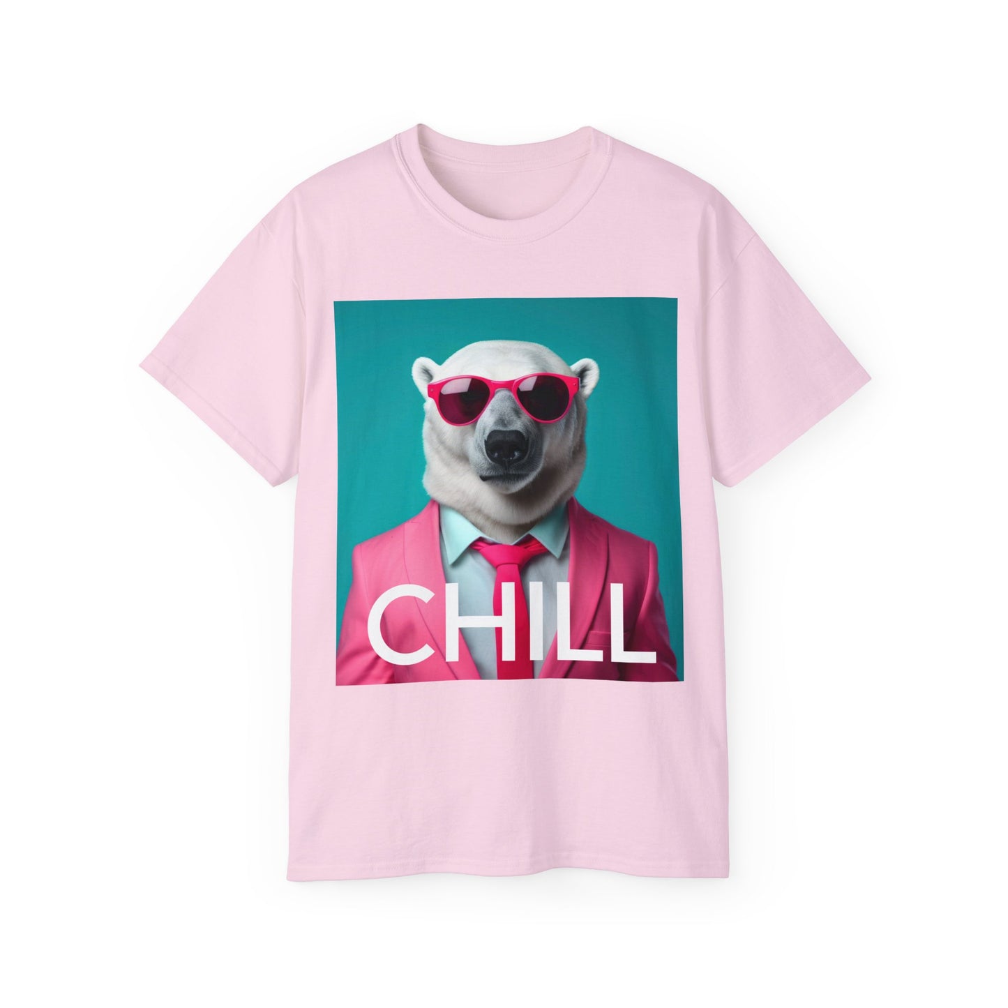 "Polar Bear CHILL" Unisex Ultra Cotton Tee