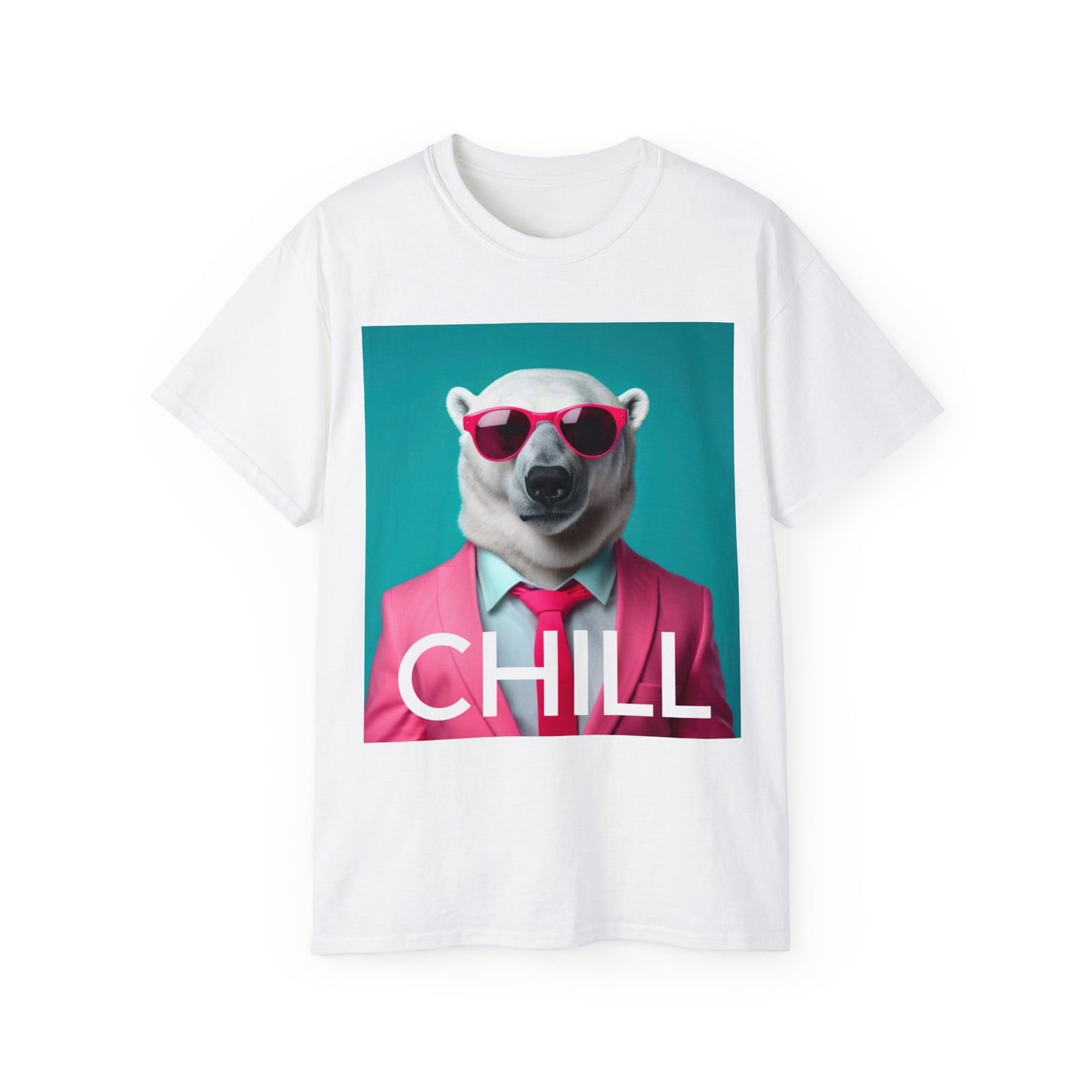 "Polar Bear CHILL" Unisex Ultra Cotton Tee