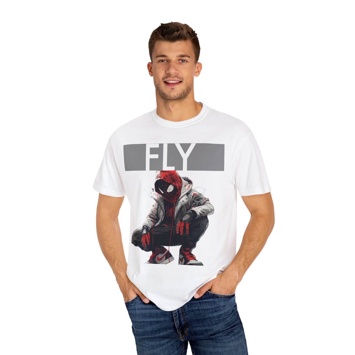 “SPIDEY FLY” Unisex Garment-Dyed T-shirt