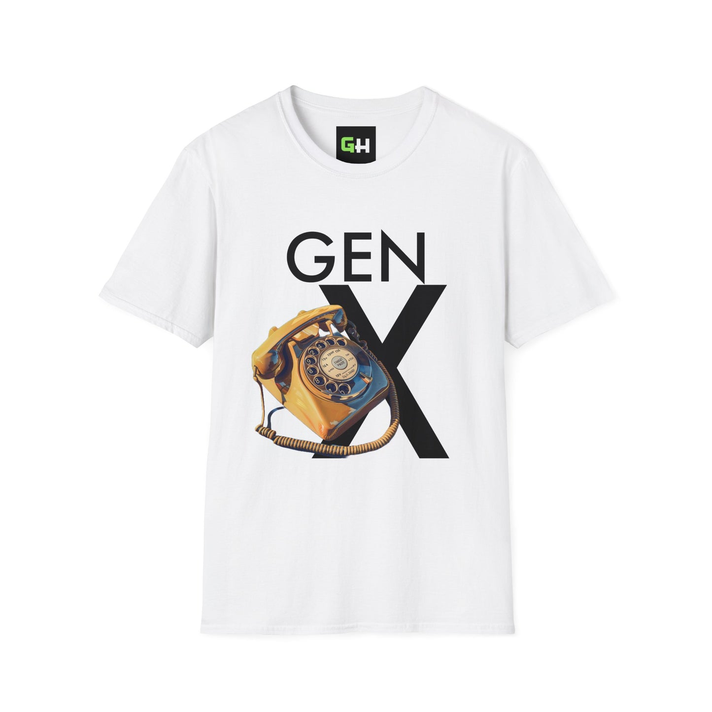 GEN X ROTARY PHONE Unisex Softstyle T-Shirt