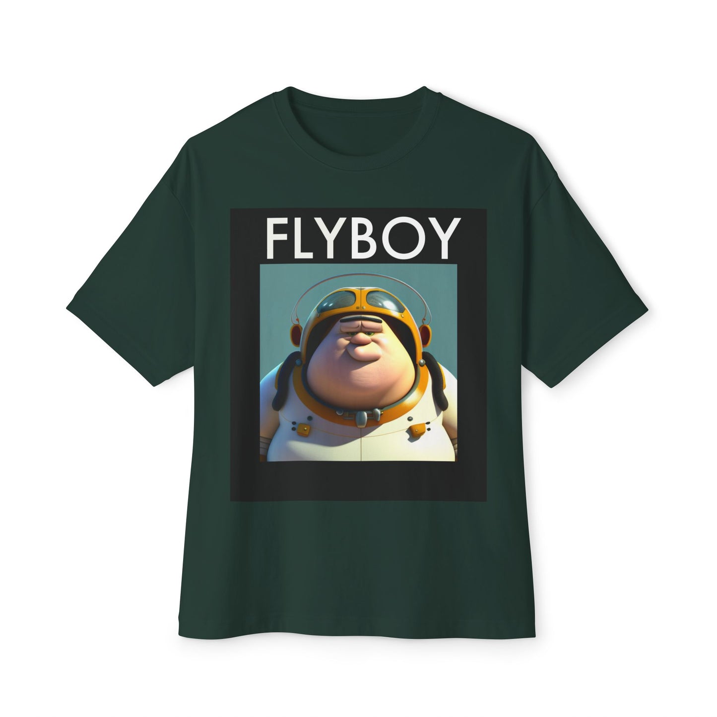 ""FLY BOY" Unisex Oversized Boxy Tee