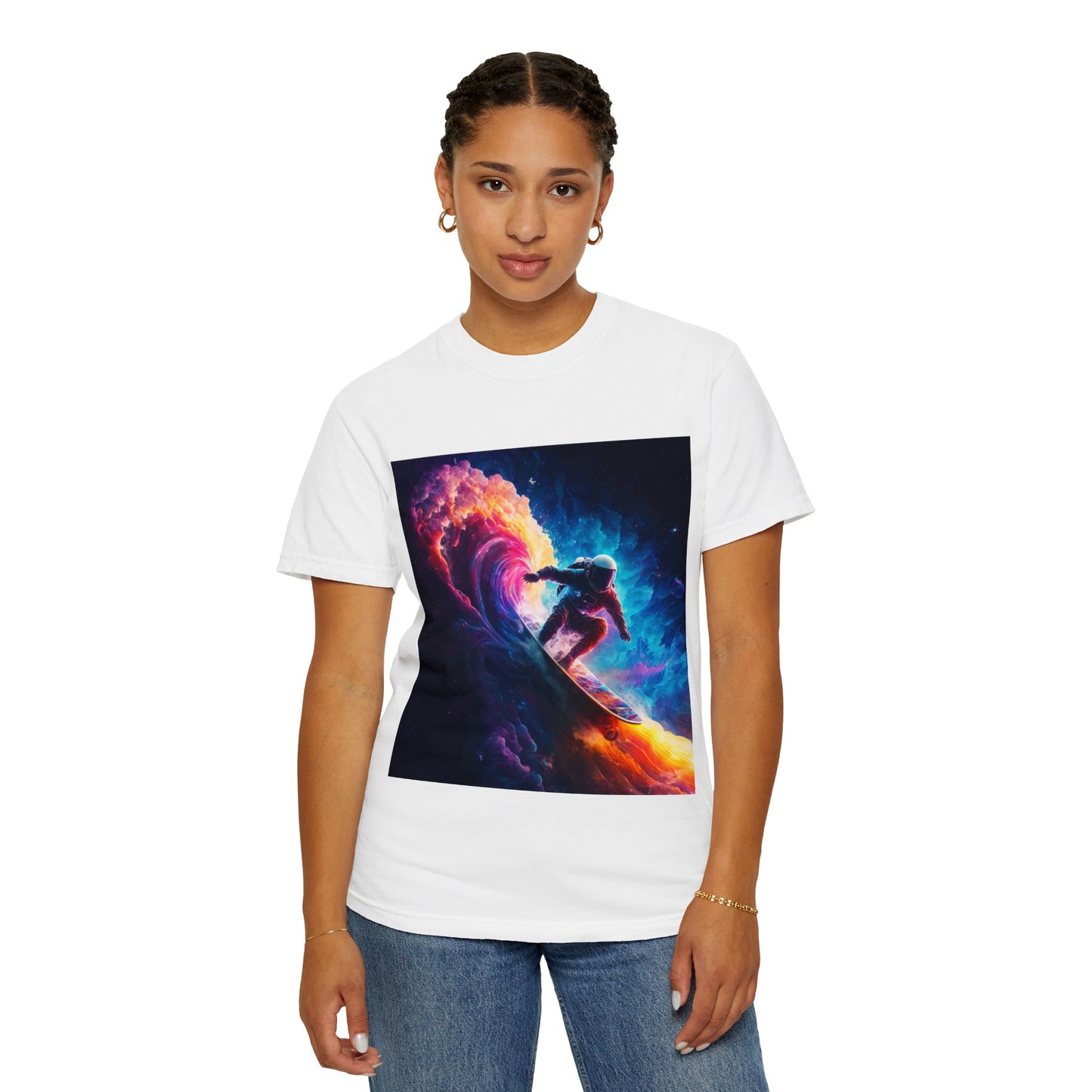 Moonlight Surfin' Unisex Garment-Dyed T-shirt