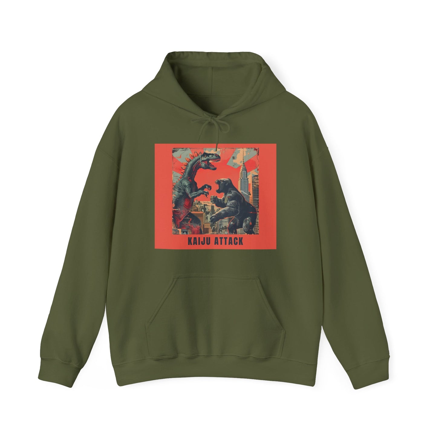 "KaiJu Attack" Unisex Heavy Blend™ Hooded Sweatshirt