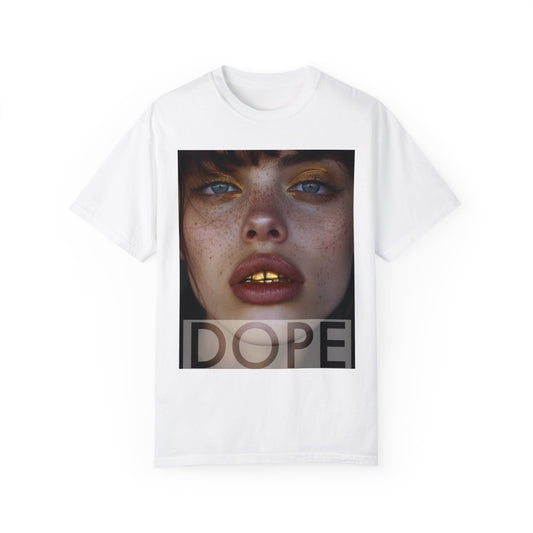 “DOPE” Unisex Garment-Dyed T-shirt