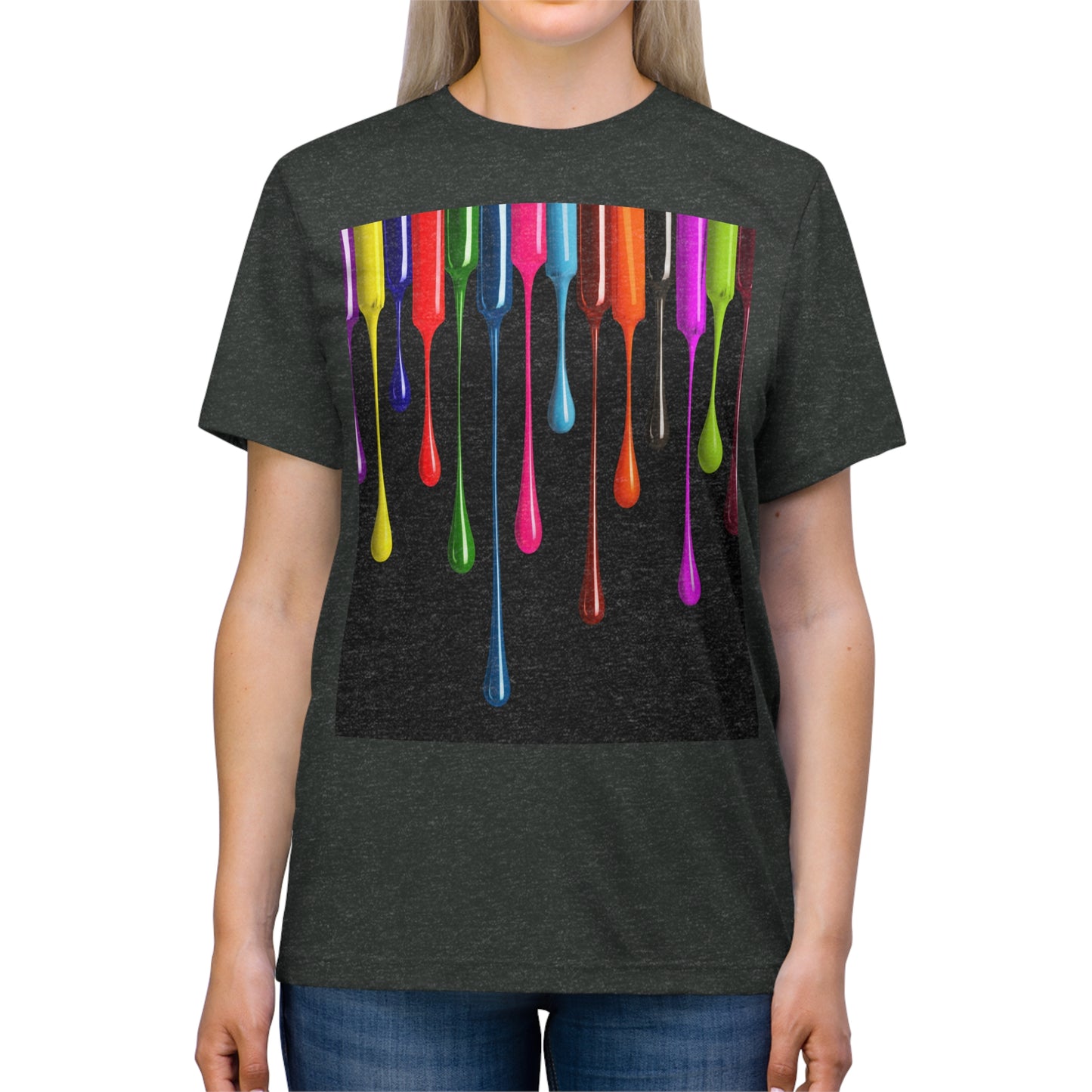 "MELTING LIPSTICK" Unisex Triblend Tee