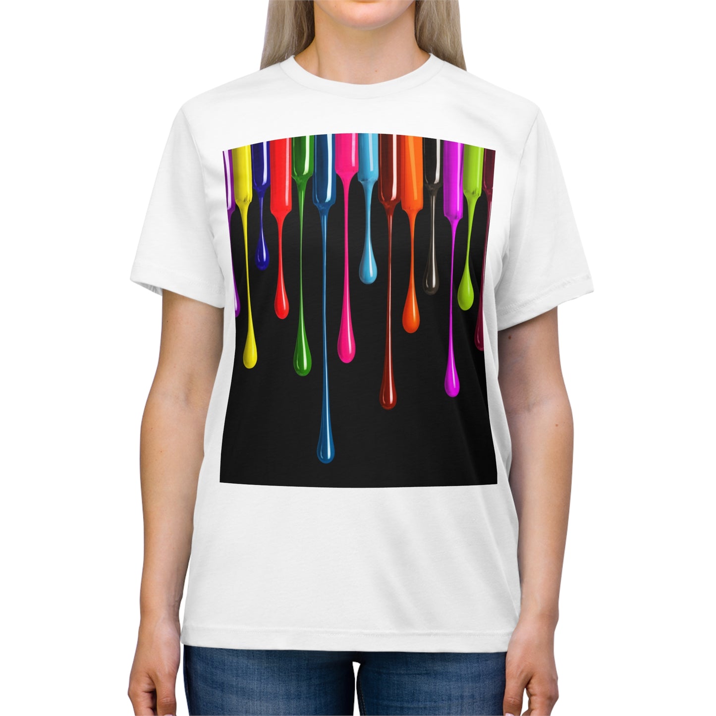 "MELTING LIPSTICK" Unisex Triblend Tee