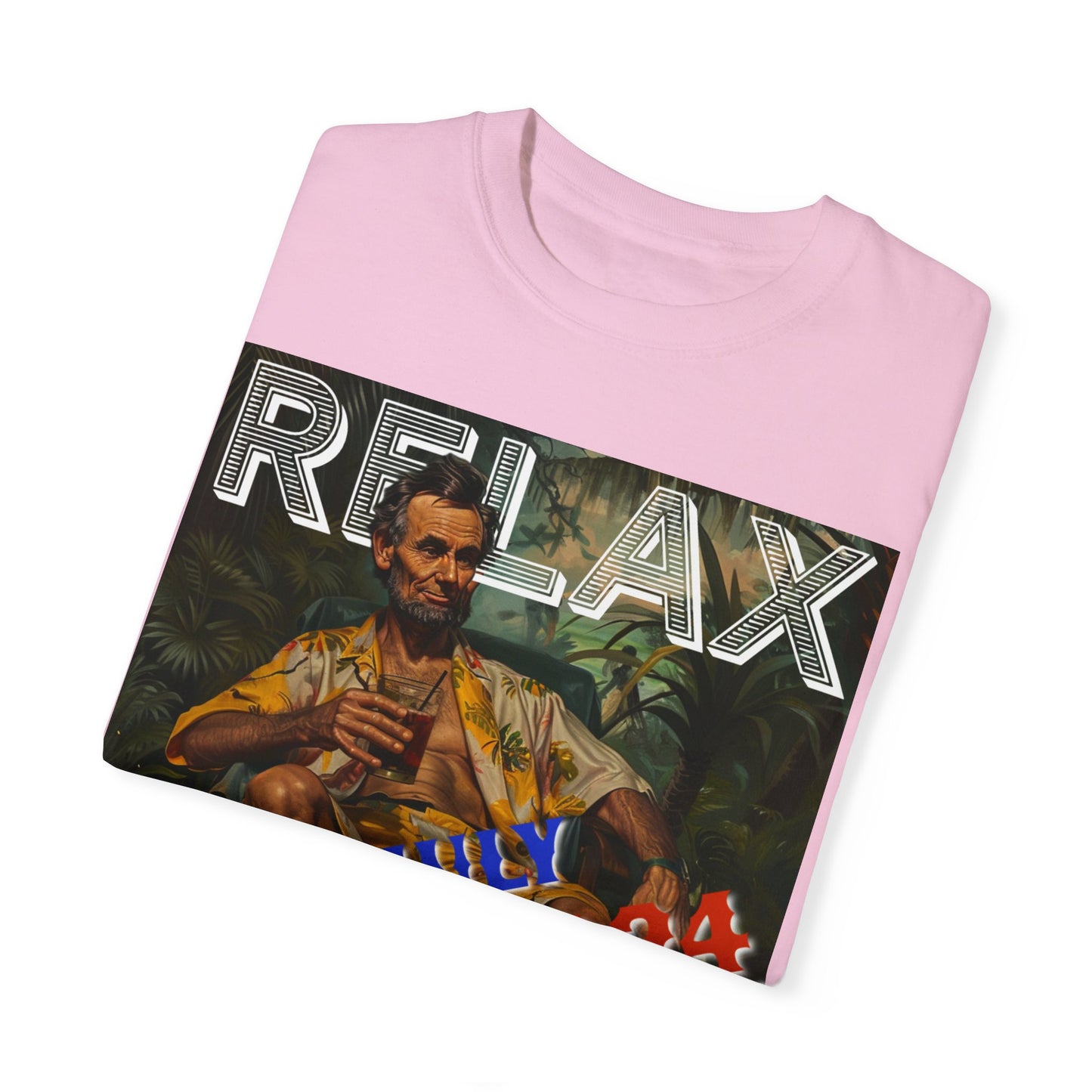 Abraham Lincoln Relax Unisex Garment-Dyed T-shirt