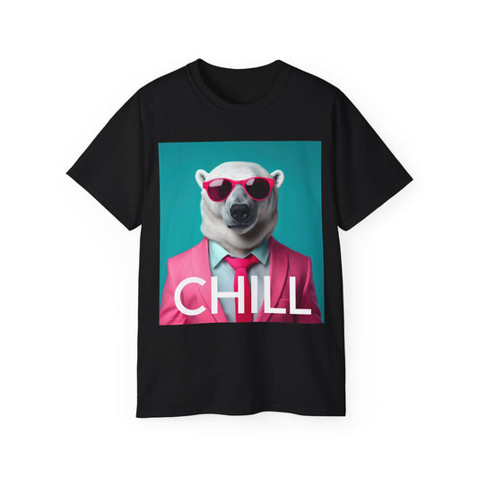 "Polar Bear CHILL" Unisex Ultra Cotton Tee