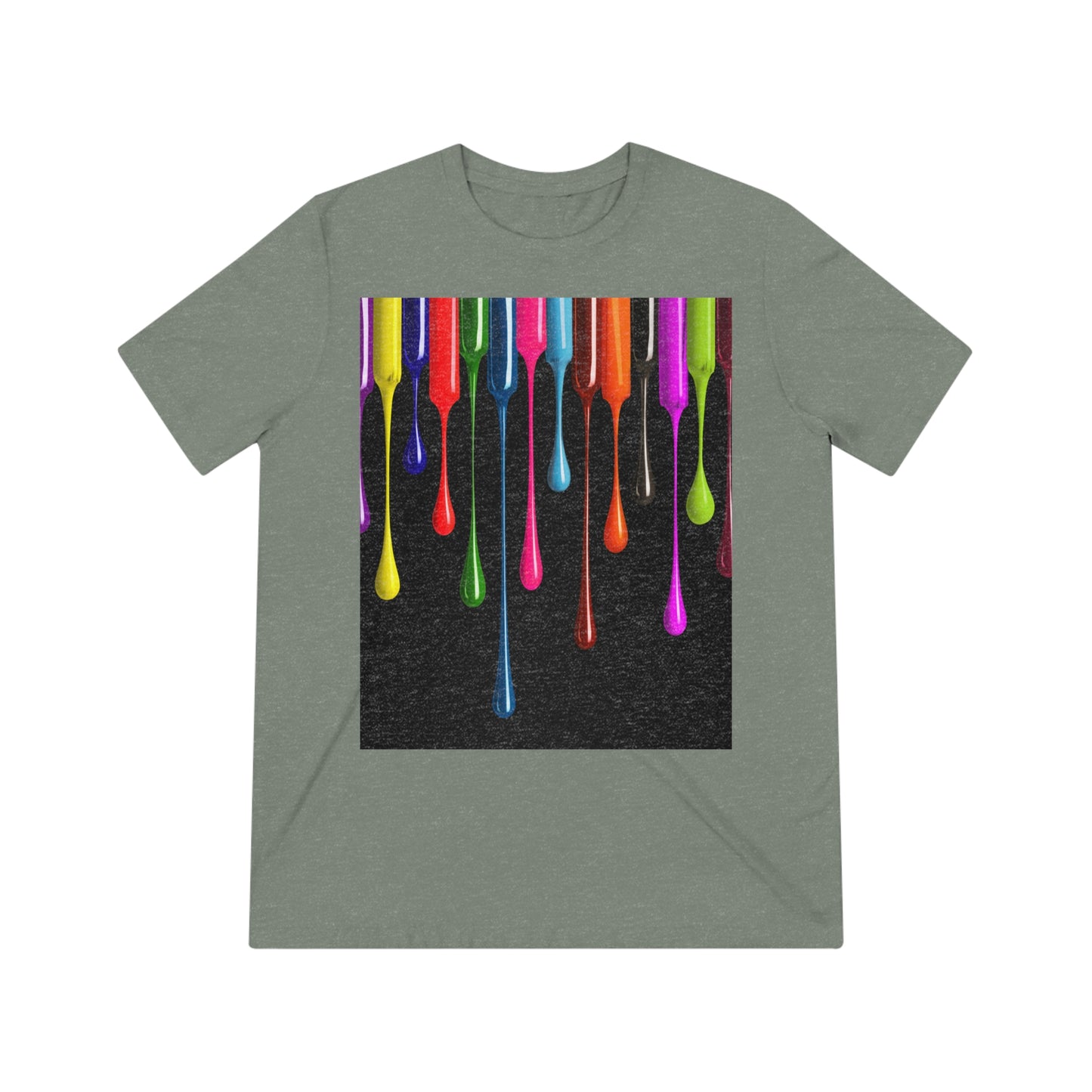 "MELTING LIPSTICK" Unisex Triblend Tee