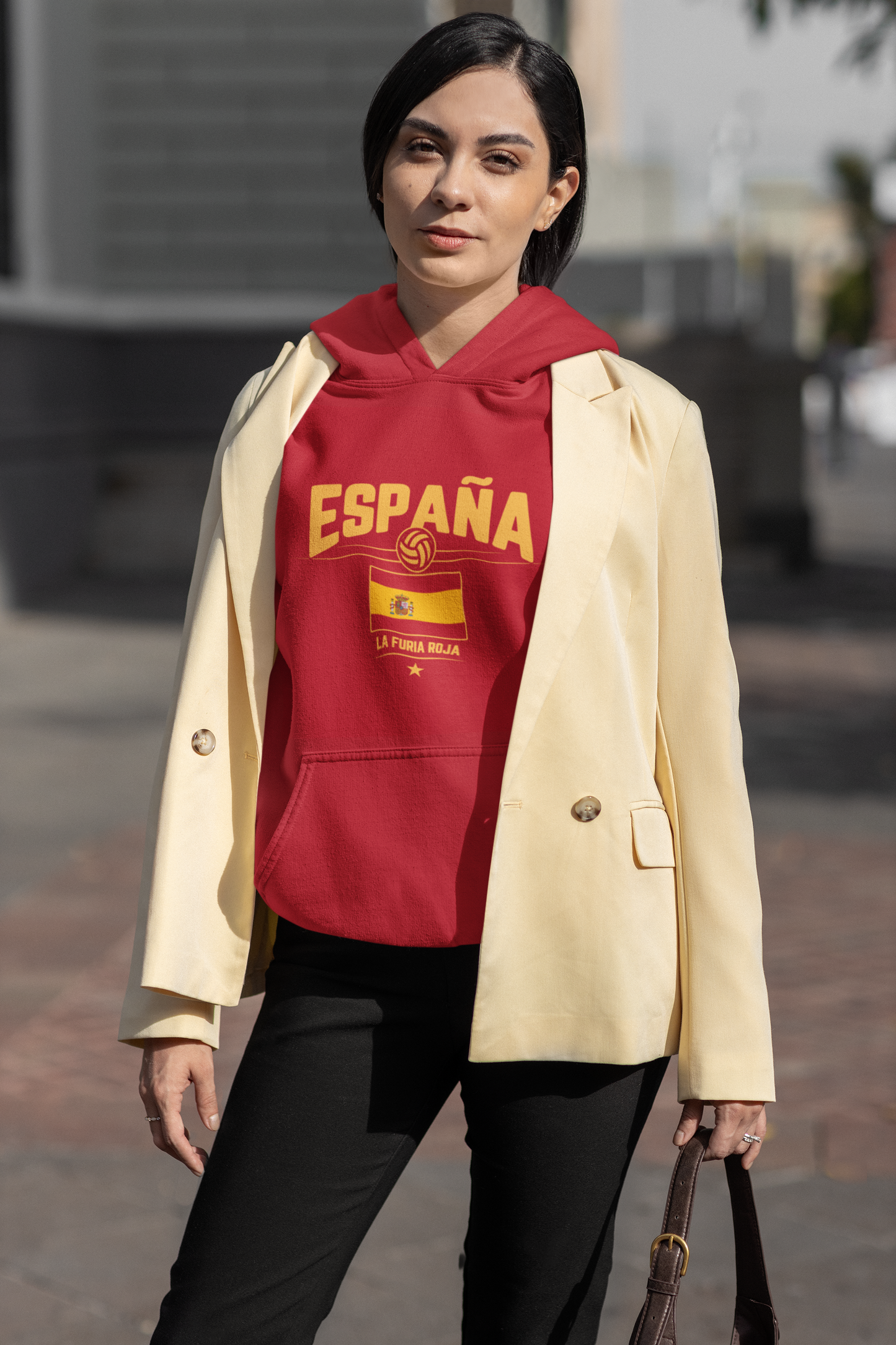 "España" Unisex Pullover Hoodie (AOP)