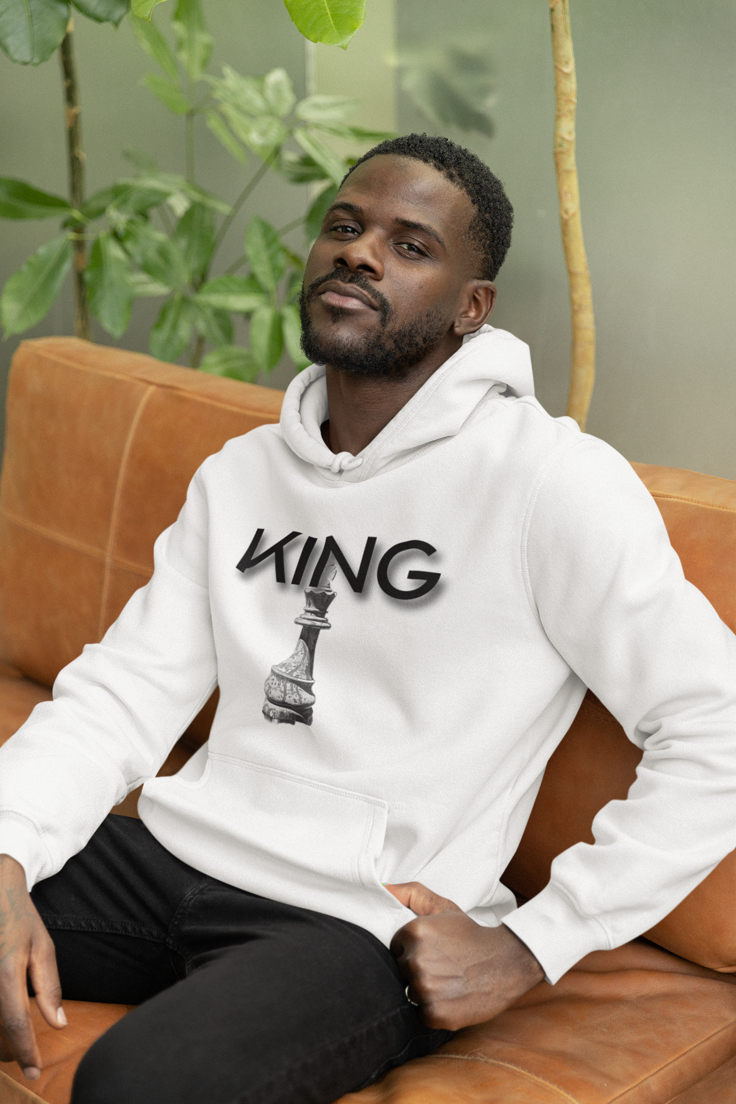 "KING" Men's NUBLEND® Hooded Sweatshirt