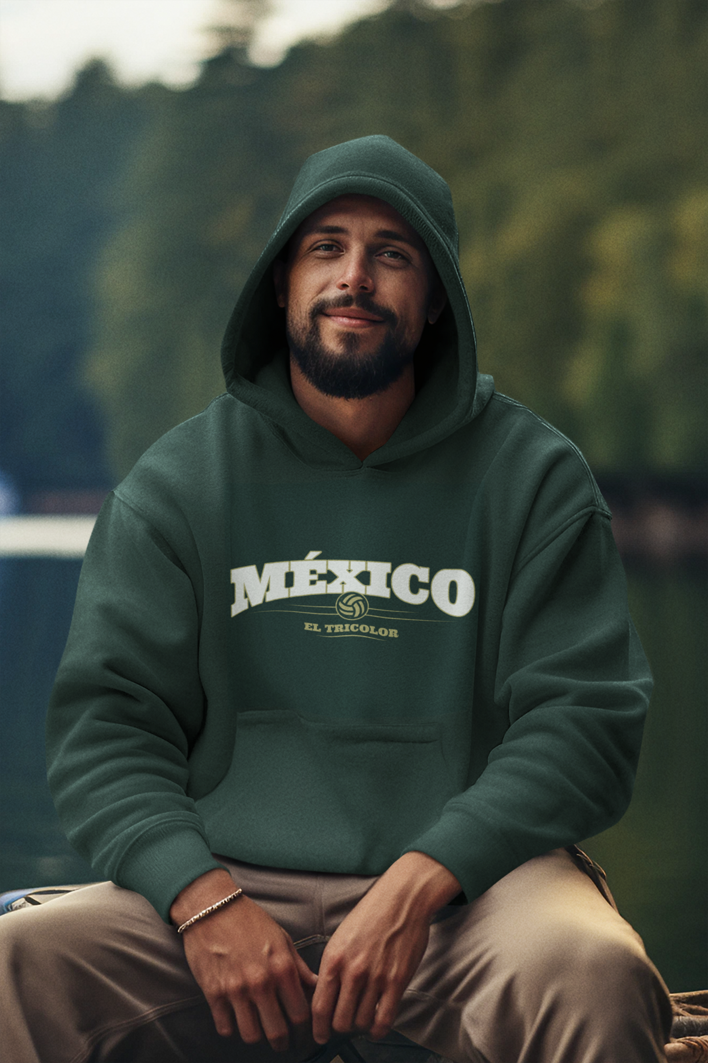 "MEXICO" Unisex Pullover Hoodie (AOP)