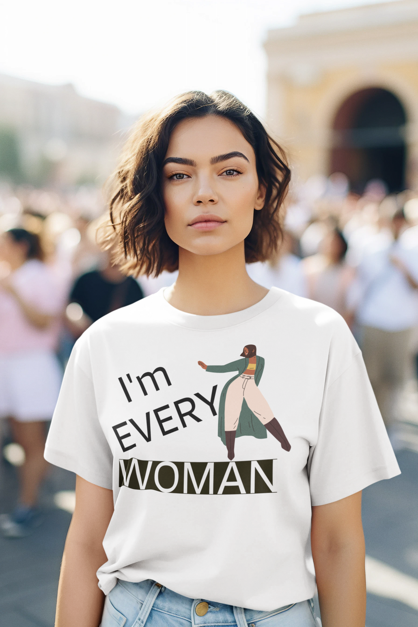 "I'M EVERY WOMAN" Women's Softstyle Tee